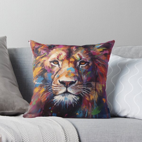 Item preview, Impressionism lion designed and sold by patternshoprad.
