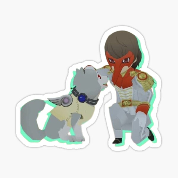 Akechi and Koromaru Sticker