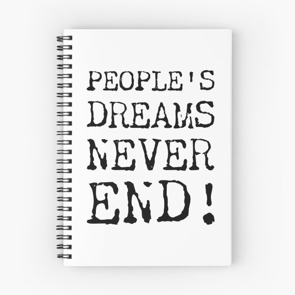 Item preview, ONE PIECE !! - People's dreams never end ! Marshall D Teach quote, Black on White designed and sold by happy-capy.