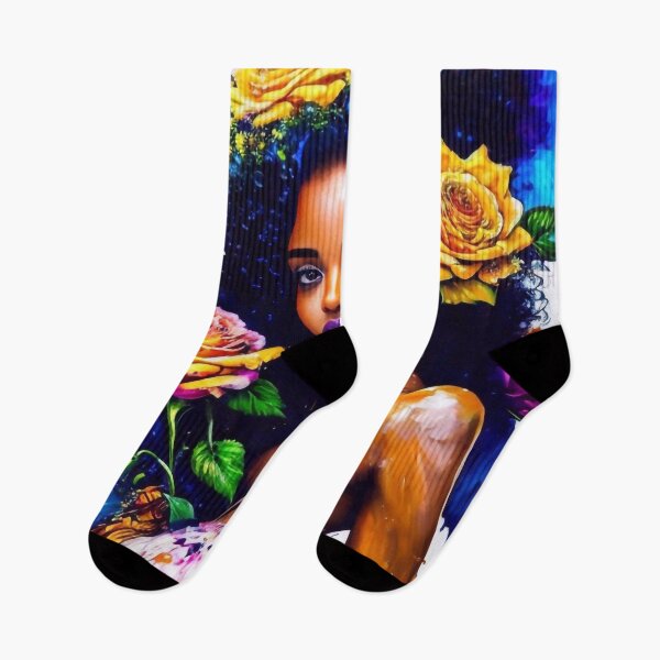 Item preview, Peinado afro flores designed and sold by M-Y-A-R-T-.