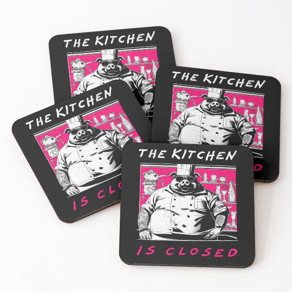Item preview, The Kitchen Is Closed - Retro Chef designed and sold by Hugo Bloke.