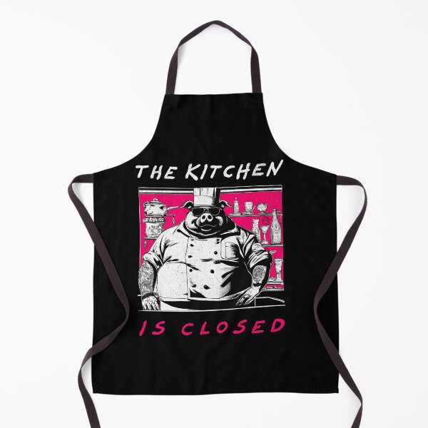 Item preview, The Kitchen Is Closed - Retro Chef designed and sold by Hugo Bloke.
