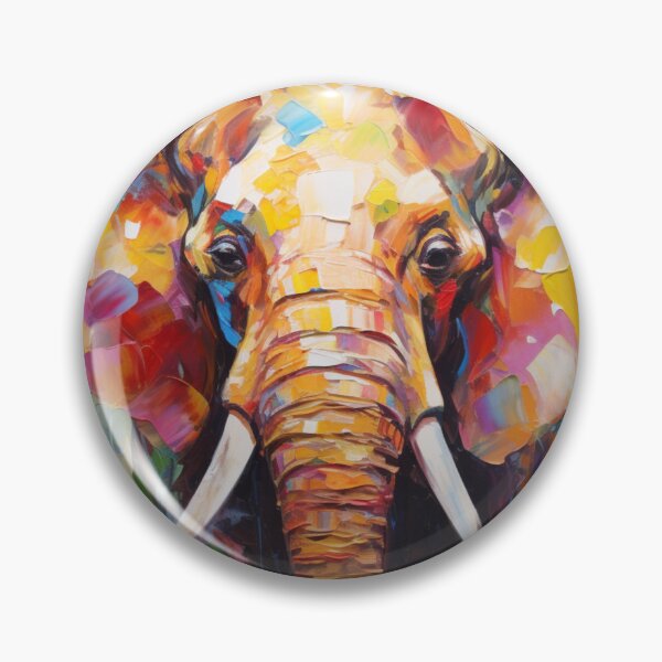 Item preview, impressionism elephant  designed and sold by patternshoprad.