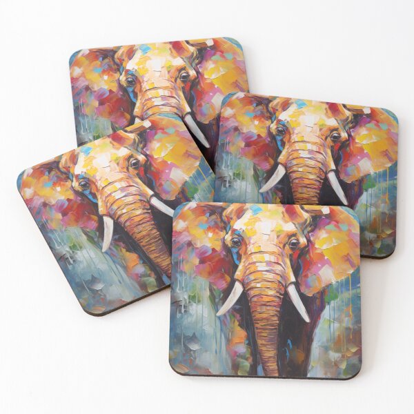 Item preview, impressionism elephant  designed and sold by patternshoprad.