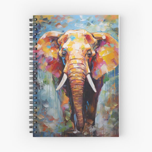 Item preview, impressionism elephant  designed and sold by patternshoprad.
