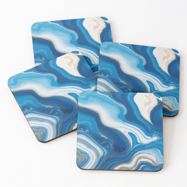 Item preview, Blue Bahia Marble  designed and sold by AFJ-Creative.