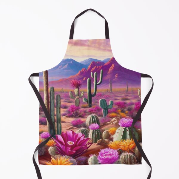 Item preview, Desert landscape with flowering cactuses designed and sold by M-Y-A-R-T-.