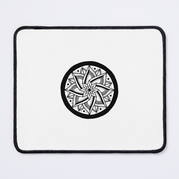 Item preview, circle flower dot geometic mandala | queenoflaura designed and sold by queenoflaura.