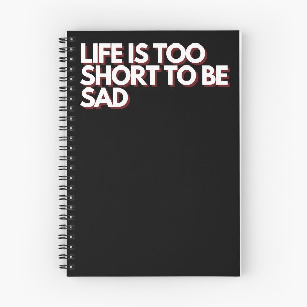 Item preview, life is too short to be sad designed and sold by ForestStyle.