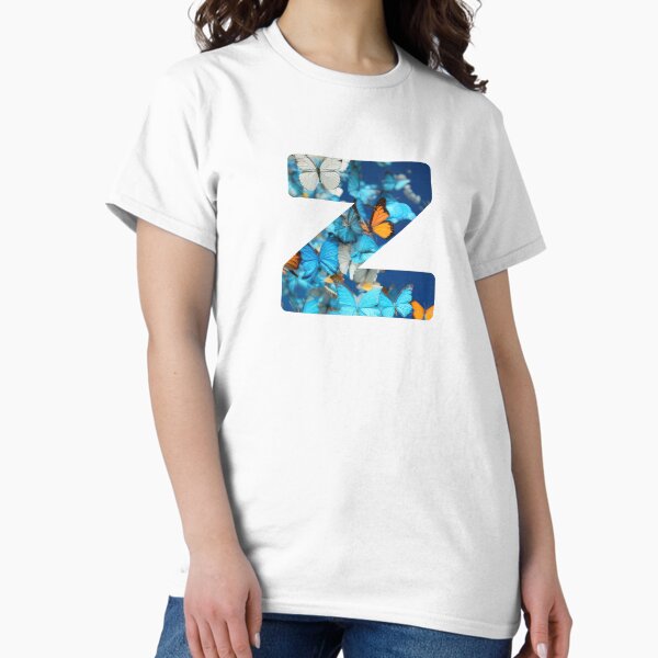 Letter Z Uppercase or Capital, Design in Air Element Style Classic T-Shirt