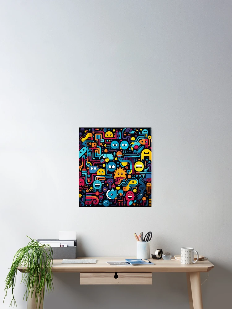 Thumbnail 2 of 3, Poster, pattern designed and sold by patternshoprad.