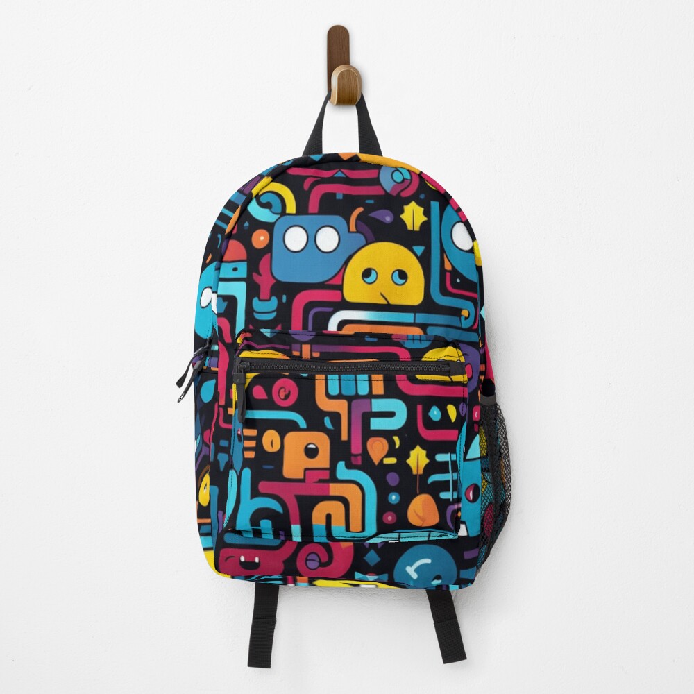 Item preview, Backpack designed and sold by patternshoprad.