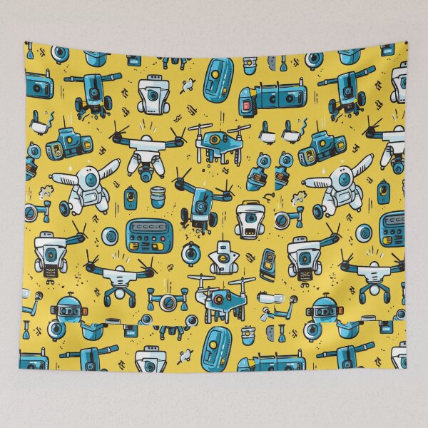 Item preview,  drone pattern designed and sold by patternshoprad.