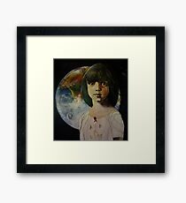 AID A LIFE Framed Print