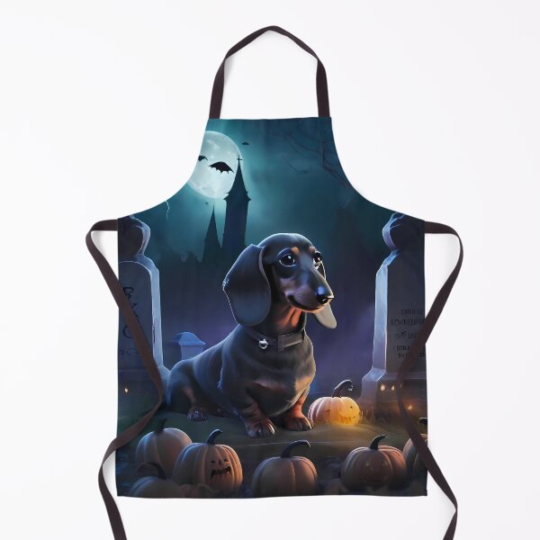 Item preview, Dachshund Concept Art Spooky Halloween designed and sold by purrfect pattern.