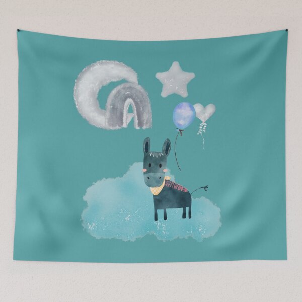 Item preview, Cute Toodler Donkey with ballons Fanny Gifts For Toodler, Kids  designed and sold by DSoriaDesign.