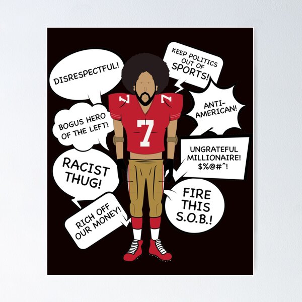 Item preview, Kaepernick EXCLAIMATIONS designed and sold by ManleyBeatt.