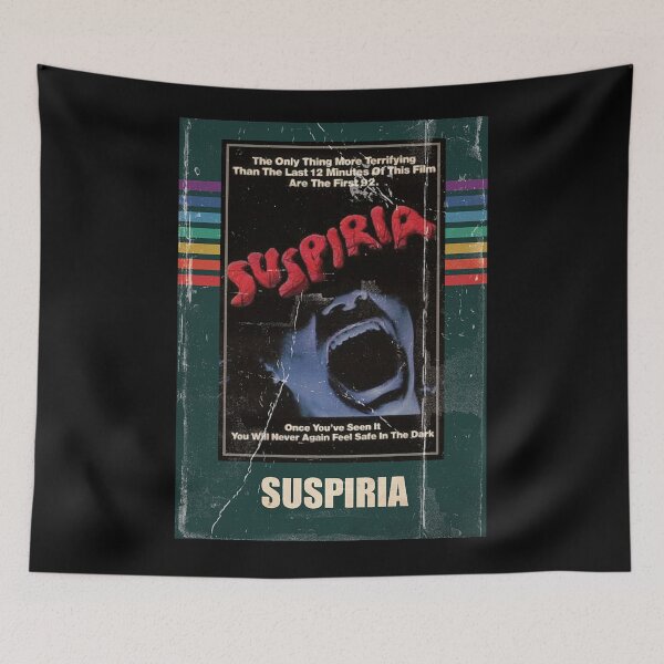 Item preview, Suspiria 1977 Horror Movie VHS Style designed and sold by AbramArtChic.
