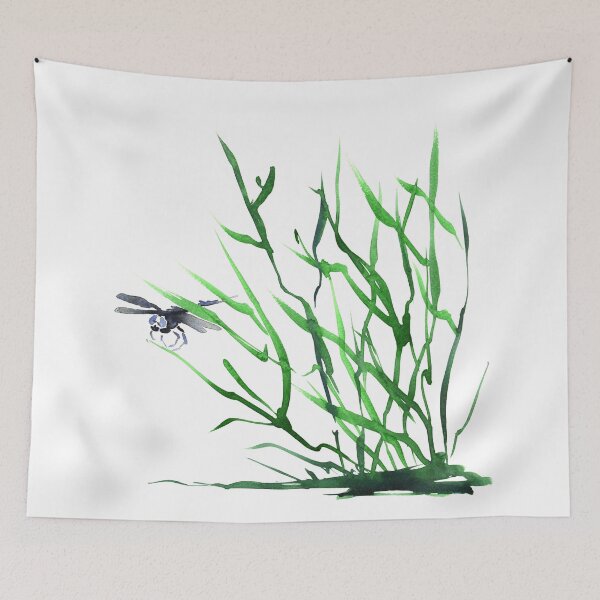 Item preview, Dragonfly in Tall Grass designed and sold by Brazen Edwards.