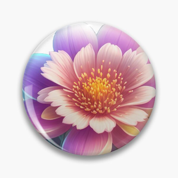 Item preview, Underwater Galaxy Flower Sticker: Cosmic Elegance on White (83) designed and sold by WASjourney.