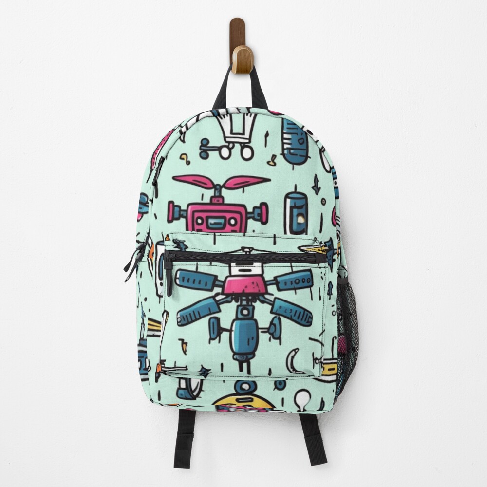 Item preview, Backpack designed and sold by patternshoprad.