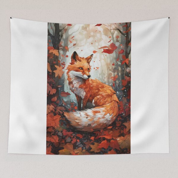 Item preview, Whimsical Autumn Fox designed and sold by Adam Arts.