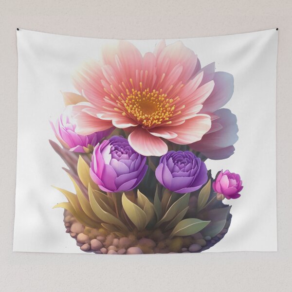 Item preview, Galaxy Star Flower Sticker: Celestial Beauty on White Background (84) designed and sold by WASjourney.