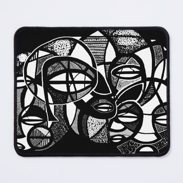 Item preview, "Mbolo" Unity - African Black and White graphic Art designed and sold by Tony Cisse.