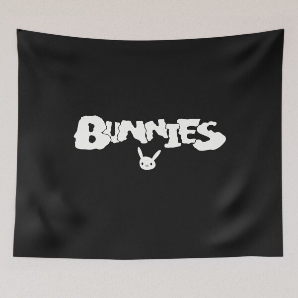 Item preview, Newjeans logo Bunnies symbol kpop nwjns Y2K aesthetic/ black background designed and sold by SoloAutenica.