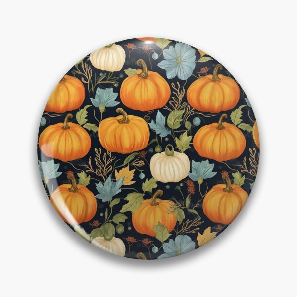 Item preview, Pretty Pumpkin Design in Black, Orange, and Teal designed and sold by LWLDesigns.