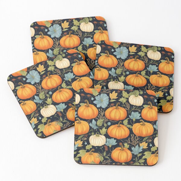 Item preview, Pretty Pumpkin Design in Black, Orange, and Teal designed and sold by LWLDesigns.
