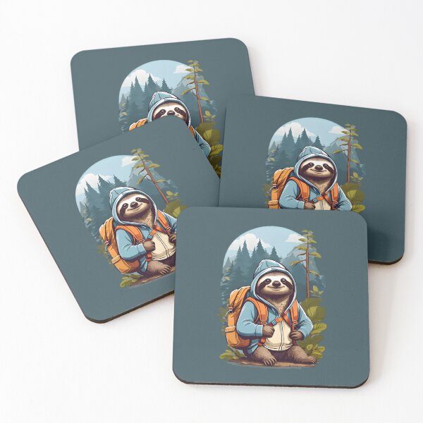 Item preview, Sloth cub adventurer cartoon graphic design for kids designed and sold by CedricNorbinho.