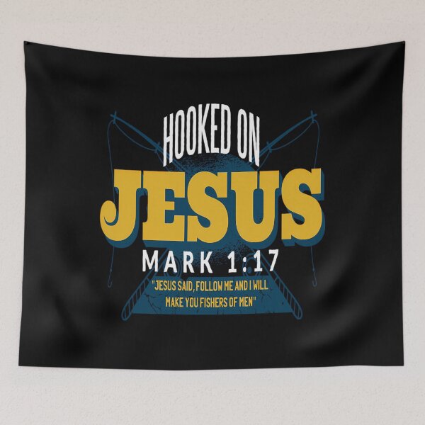 Item preview, Hooked on Jesus  	 designed and sold by aranevzyctf71.