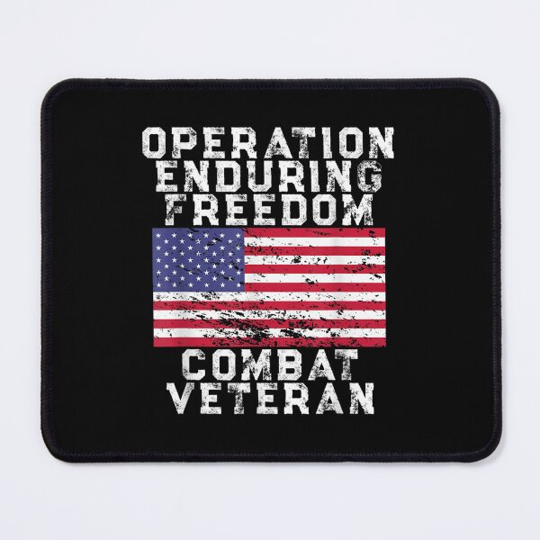Item preview, Operation Enduring Freedom Combat Veteran - Vintage US Flag  designed and sold by VeronRodriguez.