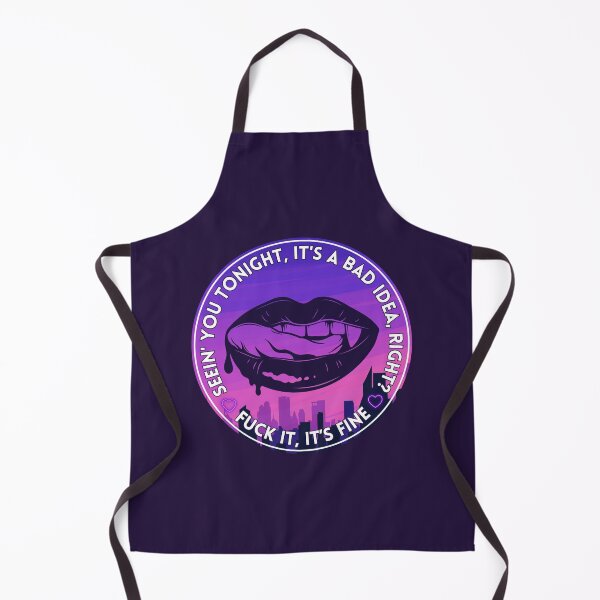 Item preview, It's a Bad Idea Right Purple Sunset City Skyline Design designed and sold by doria-photos.