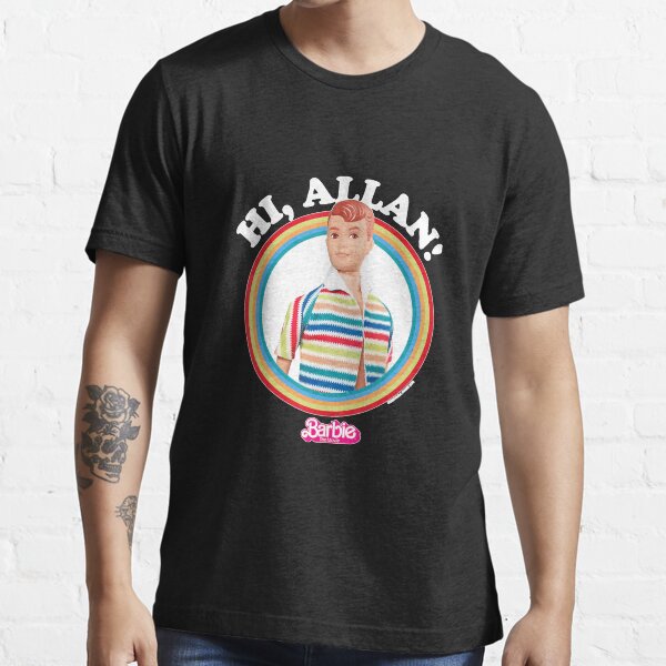  Barbie The Movie - Hi Allan Premium T-Shirt : Clothing, Shoes &  Jewelry