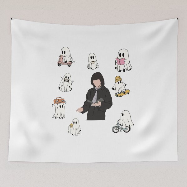 Item preview, Extraordinary attorney & Many cute ghosts background designed and sold by paintingtour.
