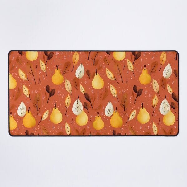 Item preview, Pretty Leaf and Pear Design in Orange, Brown, and Yellow designed and sold by LWLDesigns.