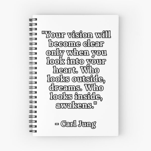 Item preview, Carl Jung Quote designed and sold by Beyond The Veil.