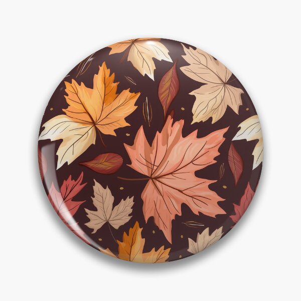 Item preview, Pretty Leaf Design in Burgundy, Orange, and Rose designed and sold by LWLDesigns.