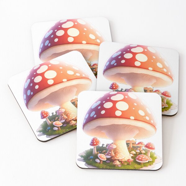 Item preview, Cinematic Mushroom Sticker: 3D Vector Art with Whimsical Charm (85) designed and sold by WASjourney.
