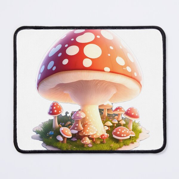 Item preview, Cinematic Mushroom Sticker: 3D Vector Art with Whimsical Charm (85) designed and sold by WASjourney.