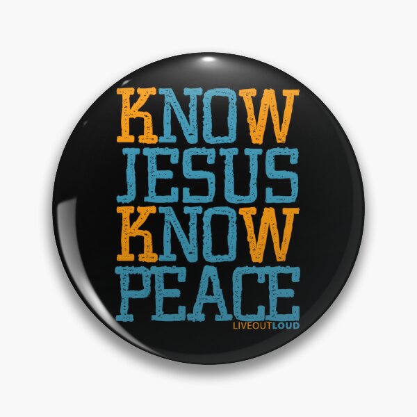 Item preview, Know Jesus Know Peace No Jesus No Peace 	 		 designed and sold by vkpiccecci8.