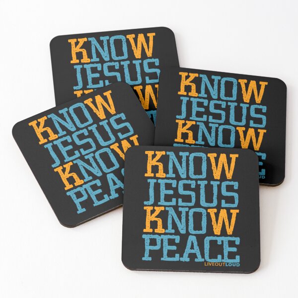 Item preview, Know Jesus Know Peace No Jesus No Peace 	 		 designed and sold by vkpiccecci8.
