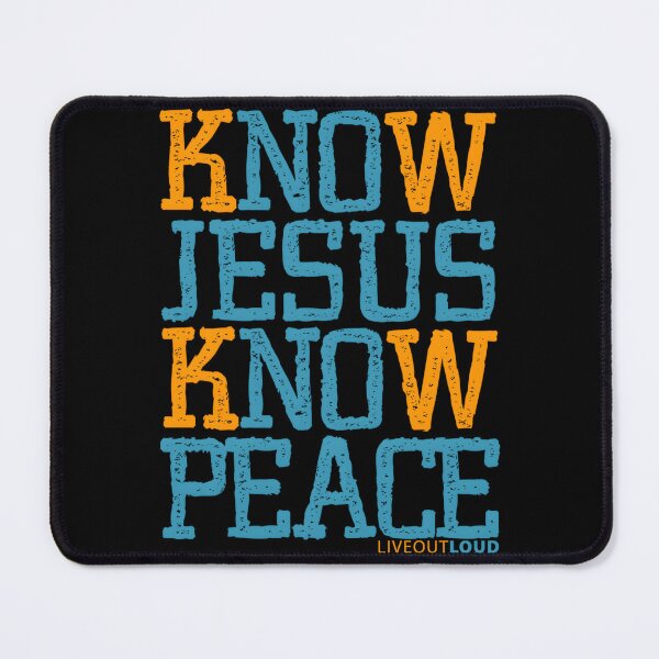Item preview, Know Jesus Know Peace No Jesus No Peace designed and sold by vkpiccecci8.