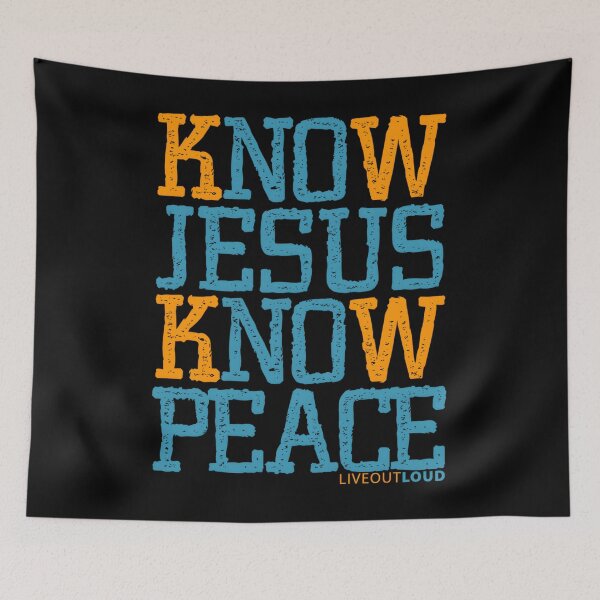 Item preview, Know Jesus Know Peace No Jesus No Peace 	 		 designed and sold by vkpiccecci8.