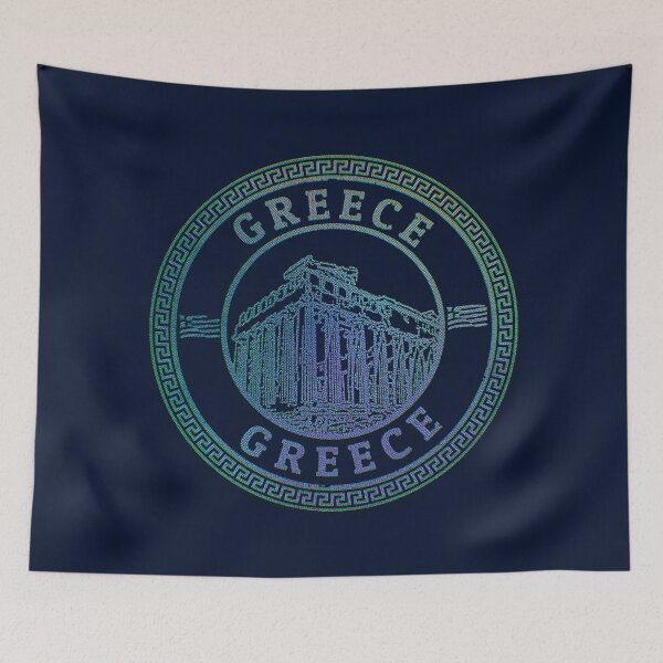 Item preview, Greece Stamp designed and sold by bubbliciousart.