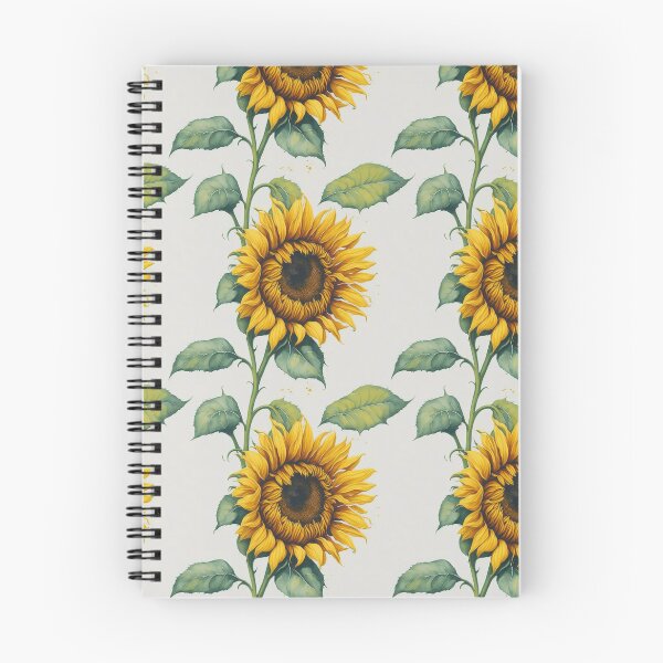 Item preview, Soothing Sunflower Watercolor Retro Floral Patterns designed and sold by Wonder Of Light.