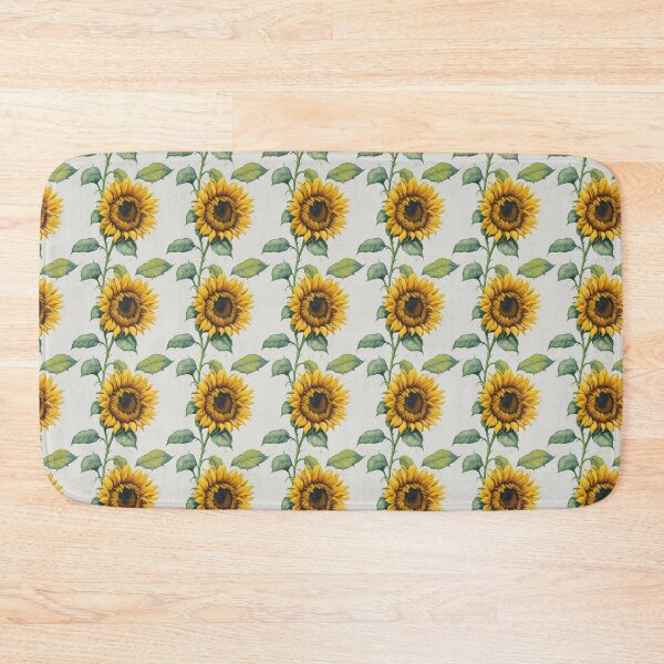 Item preview, Soothing Sunflower Watercolor Retro Floral Patterns designed and sold by Wonder Of Light.