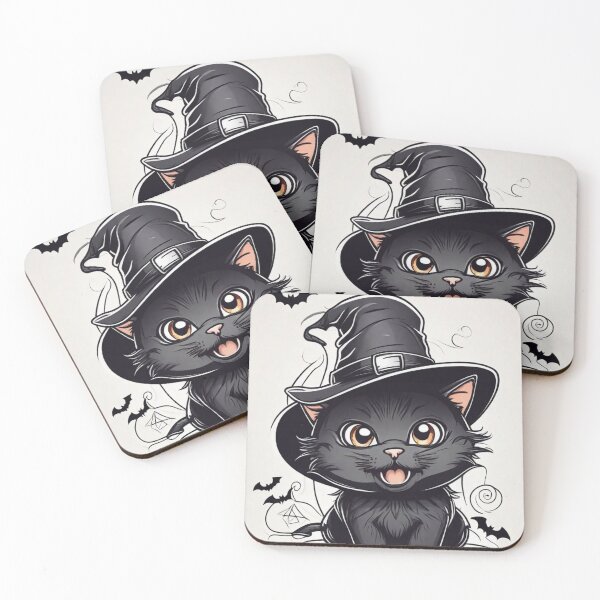 Item preview, Happy Halloween Black Cat designed and sold by Geddit Designs.